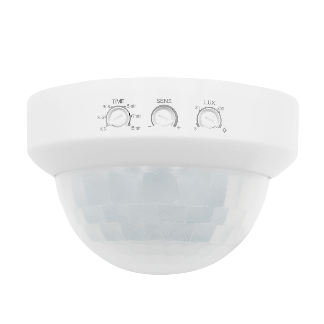 Maclean PIR Motion Sensor, Surface-Mount, Range 10x40m, 1000W/2000W, 220-240V AC, 50/60Hz, MCE823