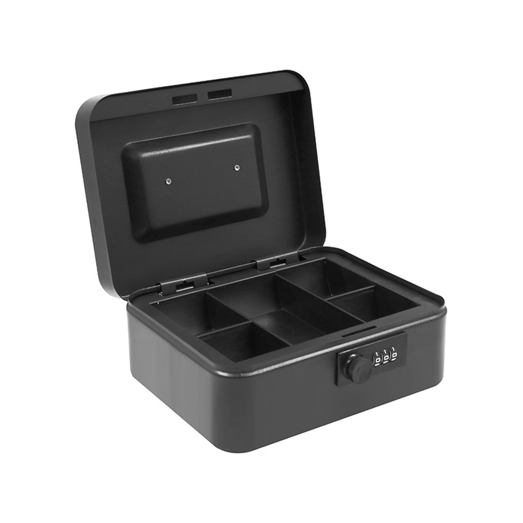 Geldkassette Tracer, Tragegriff, verstecktes Fach, schwarz, Cash Saver