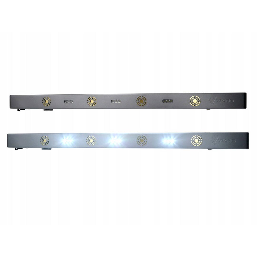 Ahuyentador de roedores, martas, ratones, ratas y comadrejas Viano, tres paneles estroboscópicos, cuatro altavoces, Long Strob