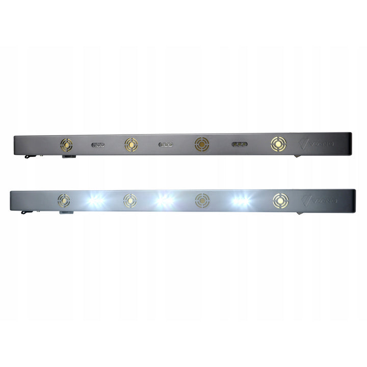 Ahuyentador de roedores, martas, ratones, ratas y comadrejas Viano, tres paneles estroboscópicos, cuatro altavoces, Long Strob