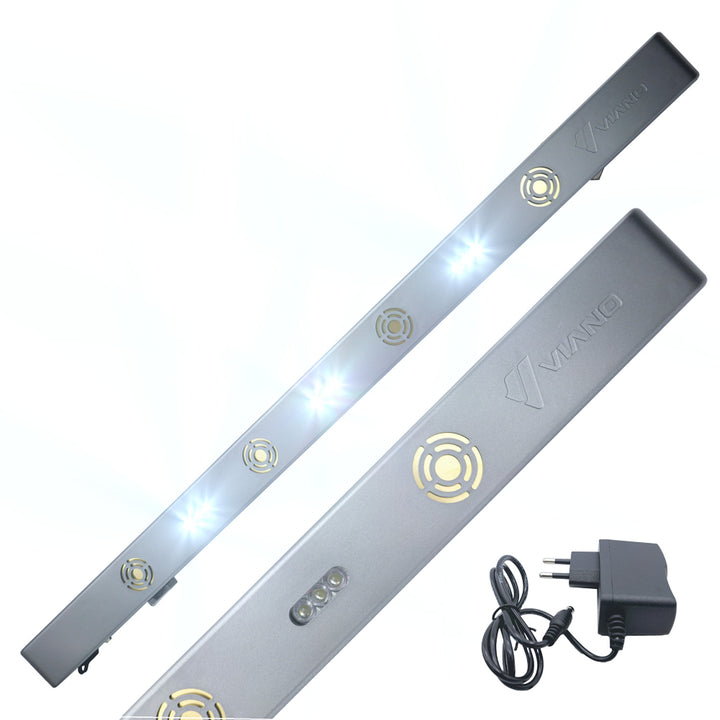 Ahuyentador de roedores, martas, ratones, ratas y comadrejas Viano, tres paneles estroboscópicos, cuatro altavoces, Long Strob