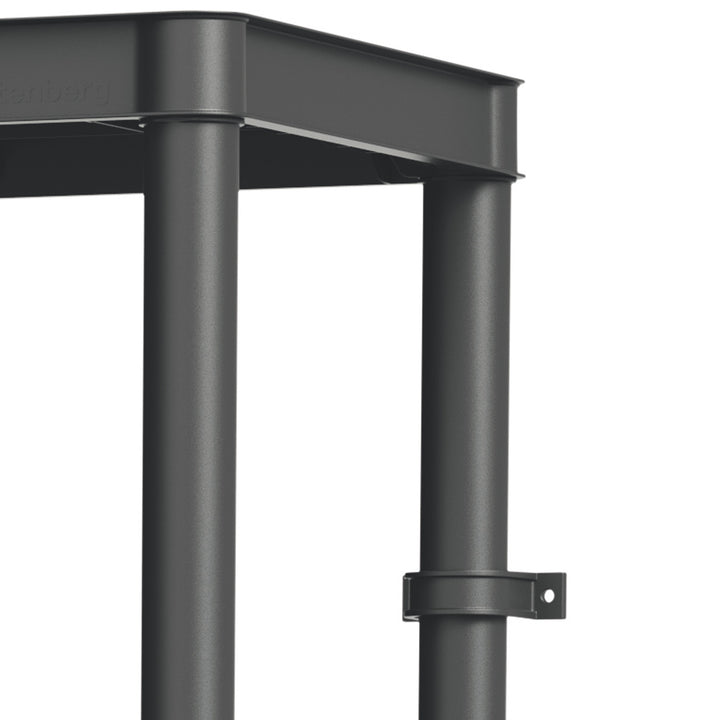 Étagère Stackaro Solid 60 Kistenberg, charge maximale totale 185 kg, 4 étagères, montage mural, KSS60L4HD-S411