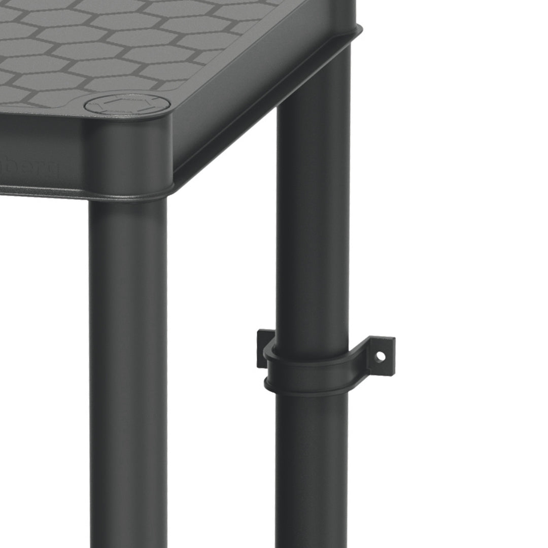 Étagère Stackaro Solid 60 Kistenberg, charge maximale totale 185 kg, 4 étagères, montage mural, KSS60L4HD-S411