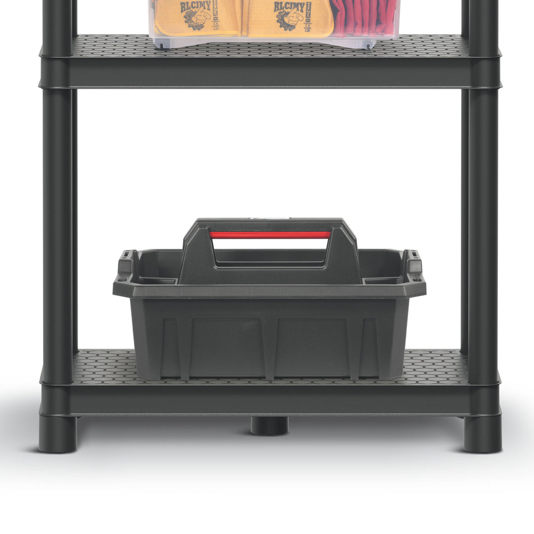Étagère Stackaro Solid 60 Kistenberg, charge maximale totale 185 kg, 4 étagères, montage mural, KSS60L4HD-S411