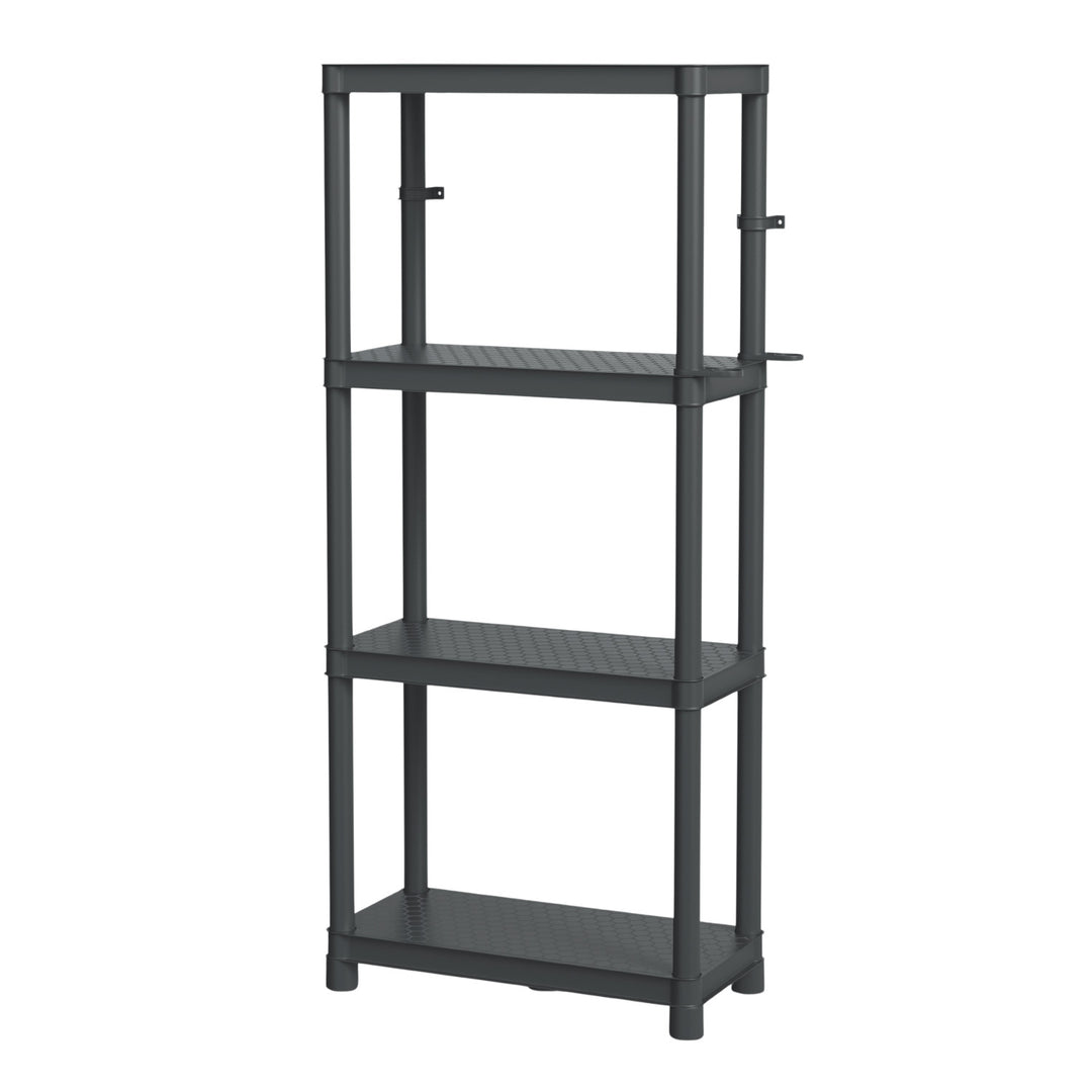 Étagère Stackaro Solid 60 Kistenberg, charge maximale totale 185 kg, 4 étagères, montage mural, KSS60L4HD-S411