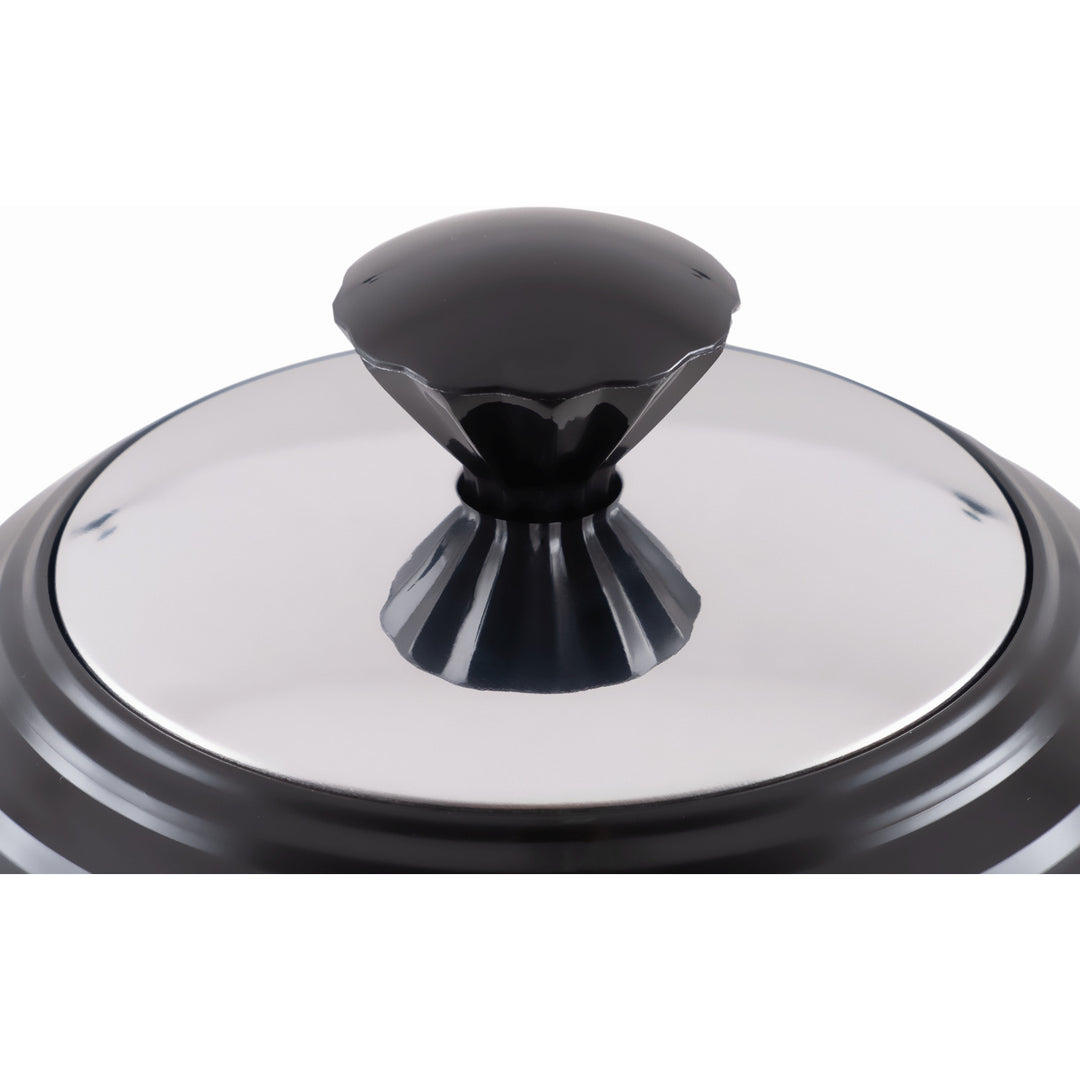 Eldom electric kettle, black, 2000W power, 1.7L capacity, water level indicator, mesh filter, C265C