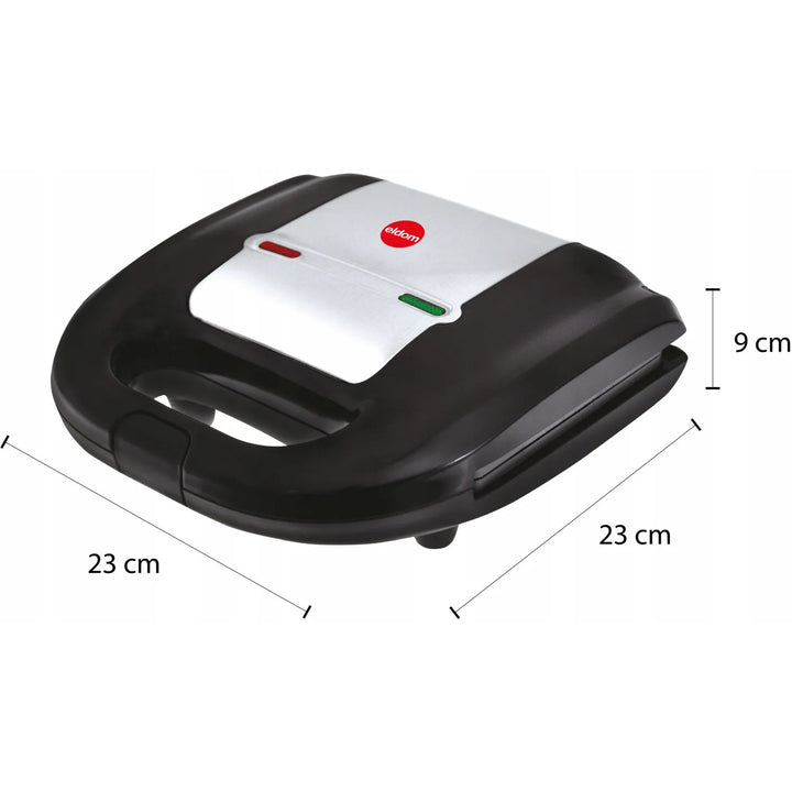 Eldom Sandwichtoaster, antihaftbeschichtete Keramikoberfläche, schnelles Aufheizen, 750 W Leistung, blitzschnelle Reinigung, LED-Anzeigeleuchte, rutschfeste Füße, ST11G