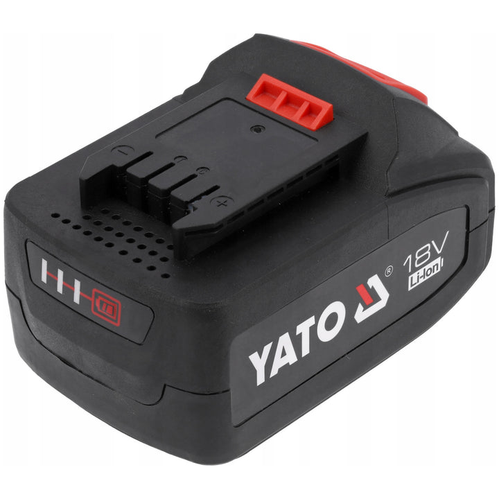 Yato power tool battery, for 18V series, 72 Wh energy, max output current 60A, Li-Ion 4 Ah, YT-828463