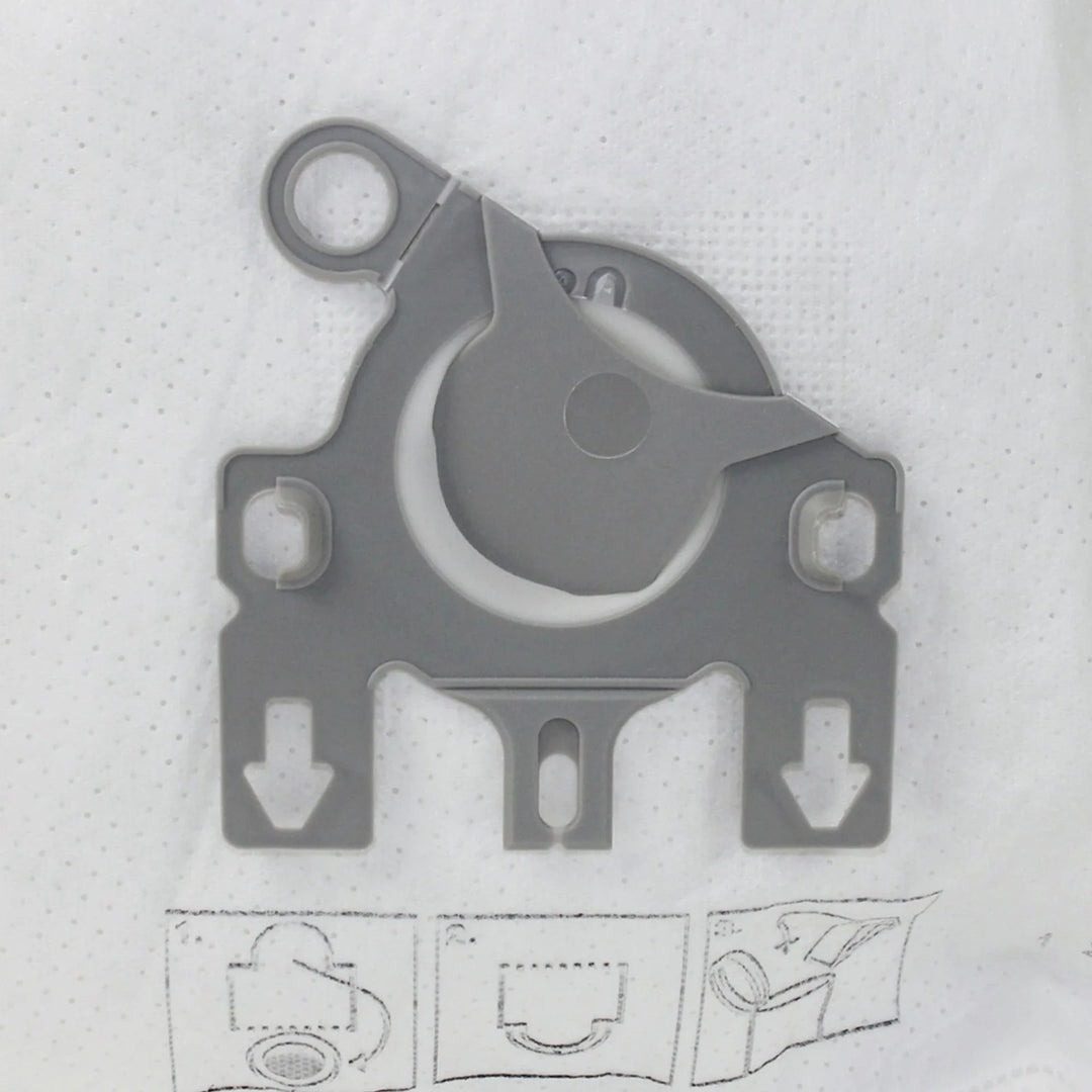 Staubsaugerbeutel für Miele G/H/N, Maxipack mit 10 Stück + 2 Filter