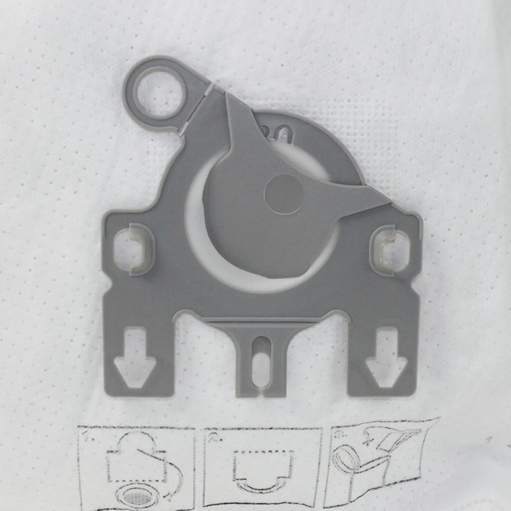 Staubsaugerbeutel für Miele G/H/N, Maxipack mit 10 Stück + 2 Filter