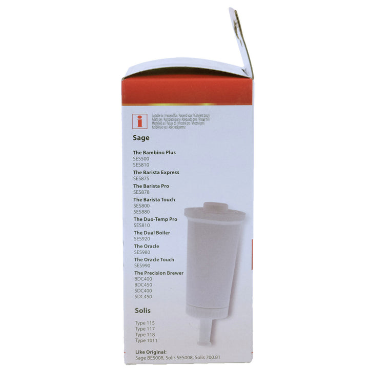 Water filter for Sage coffee machine, replacement for BES008 Scanpart