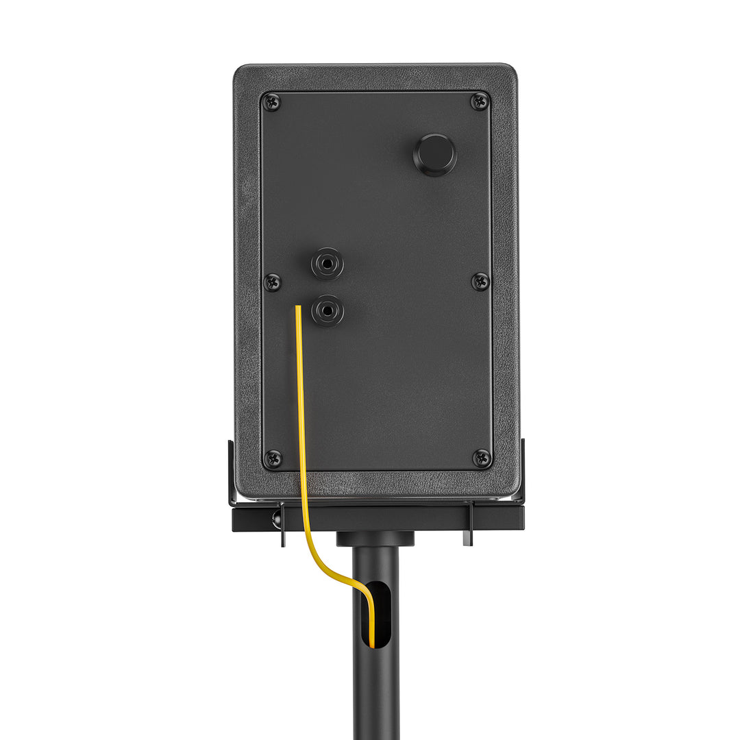 Juego de soportes de suelo para altavoces Maclean, universales, ajuste vertical y horizontal de +10° a -10°, máx. 5 kg, MC-916