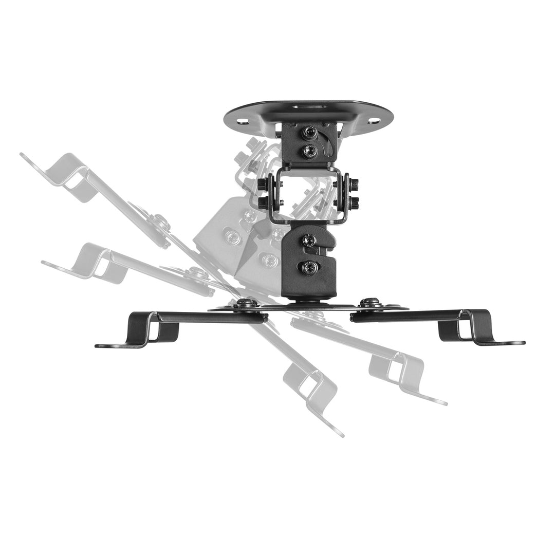 Deckenhalterung für Maclean-Projektoren, 54–320 mm, bis zu 13,5 kg, 360-Grad-Drehung, MC-200 B