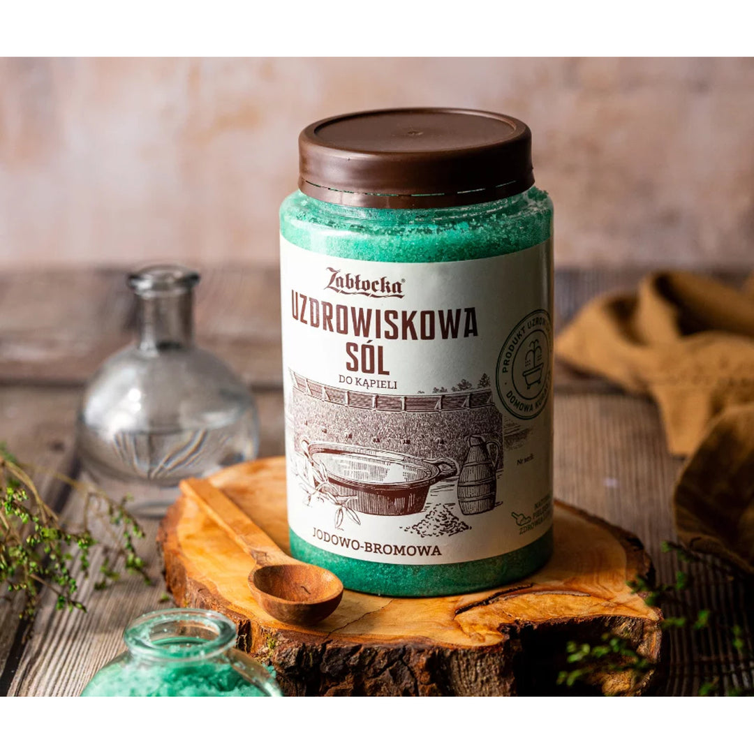 Sal termal Zabłocka, yodo-bromo, para baños, 1,2 kg - 2 unidades