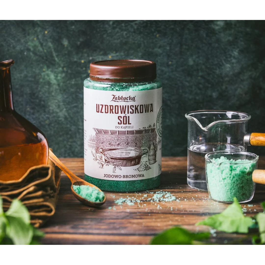 Sel de cure Zabłocka, iodé et bromé, pour le bain, 1,2 kg - 3 pièces