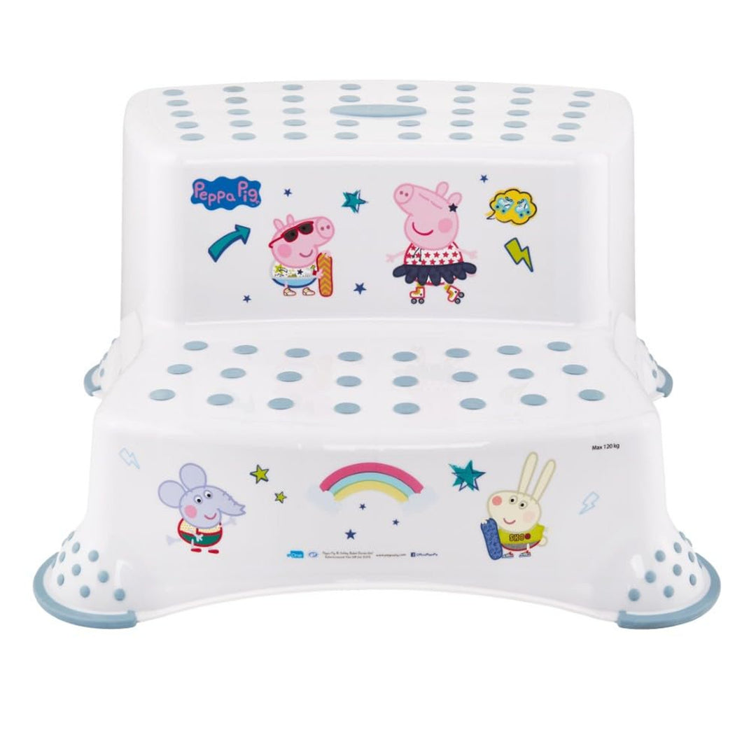 Keeeper rutschfeste Plattform, zweistufig, max. 120 kg, leicht zu reinigen, Peppa Pig