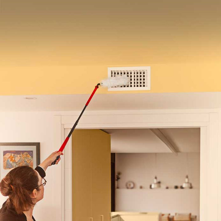 Vileda Flex&Catch Staubwedel, mit langem Stiel, Rutschschutz, flexibler Kopf + 5 Staubwedel-Einsätze