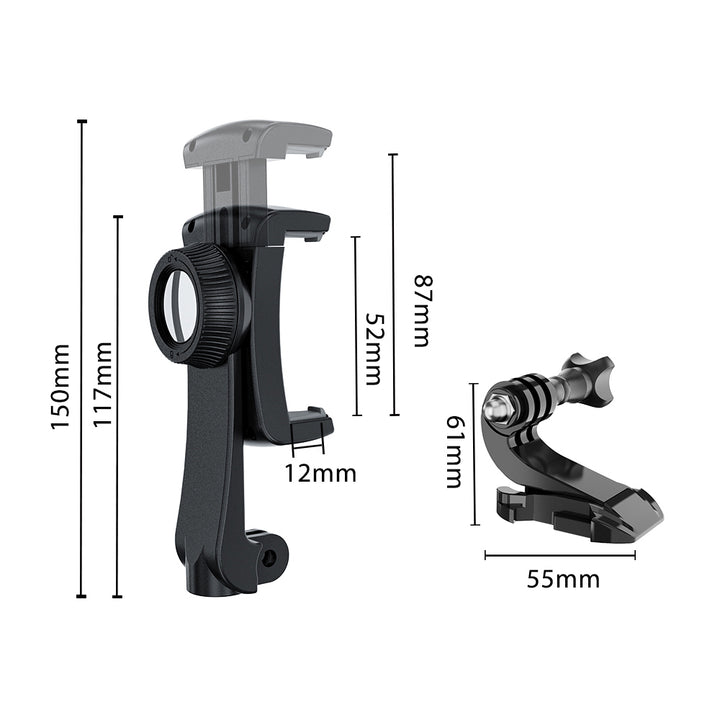 Backpack with LED signal light, remote control, waterproof: remote control IPx5, backpack IPX2 + universal sports shoulder straps, for phone, camera, GoPro cameras, and others, rotating handle, MC-294