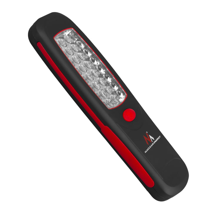 Werkstattlampe 24 LED Maclean, Magnet, Haken, MCE03 2 Stück + 6x Batterie Varta Industrial LR6/AA R-06