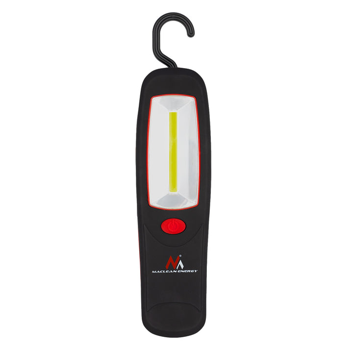 Lámpara de taller COB LED Maclean, con imán y gancho, MCE03, 2 unidades + 6 pilas Varta Industrial LR6/AA R-06