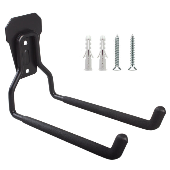 Maclean wall mount/hanger for tires, gardening tools, ladders, hoses, bicycles, steel, max. load 35 kg, MC-440, 3 pieces