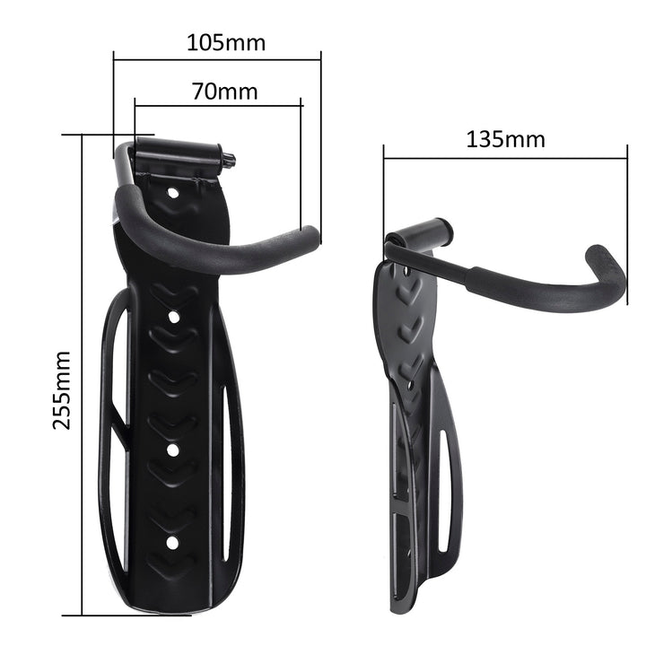 Maclean bicycle holder/wall rack, vertical, steel, max. load 30 kg, MC-432, 3 pieces