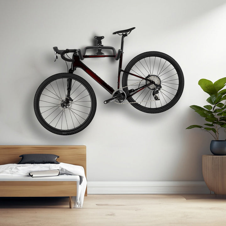 Soporte para bicicletas / colgador de pared Maclean, horizontal, acero, carga máxima 30 kg, MC-431, 3 unidades