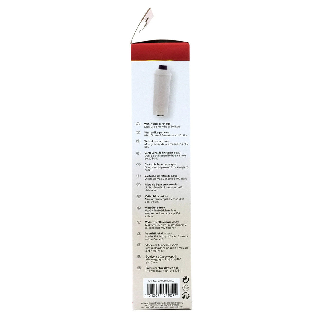 Water filter for DeLonghi Scanpart espresso machines, 4 pieces