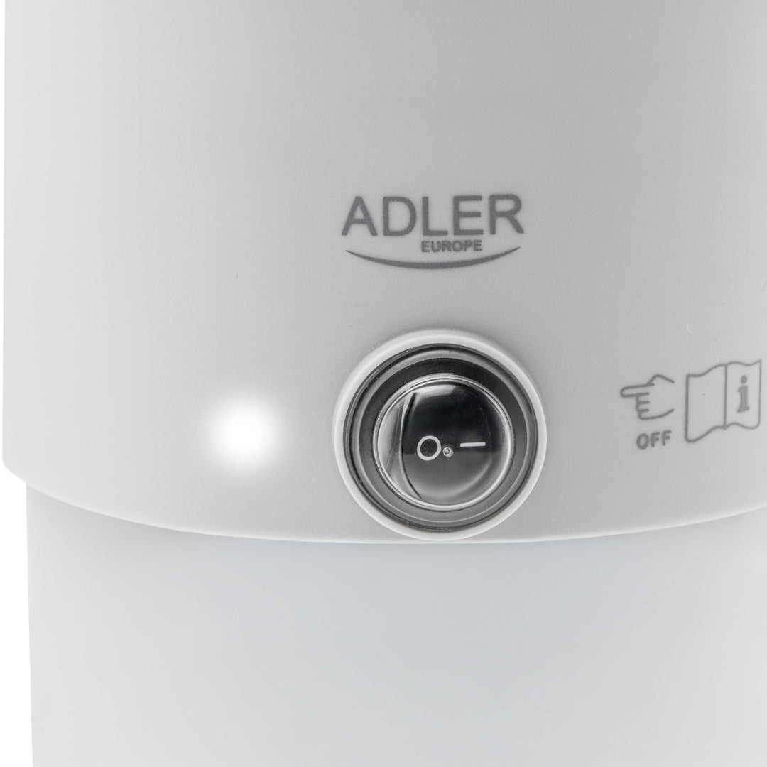 Adler electric kettle, travel kettle, double walls, capacity 0.8 l, max. power 650 W, gray, AD 1388