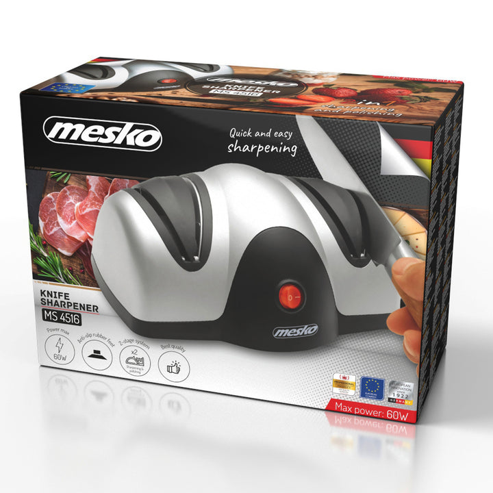 Mesko electric sharpener, 40 W power, non-slip suction cups, sharpens and polishes, MS 4516
