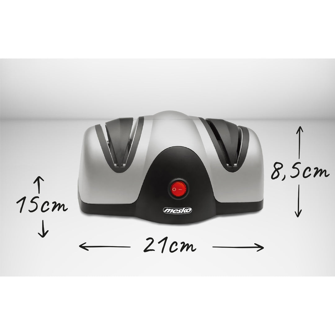 Mesko electric sharpener, 40 W power, non-slip suction cups, sharpens and polishes, MS 4516