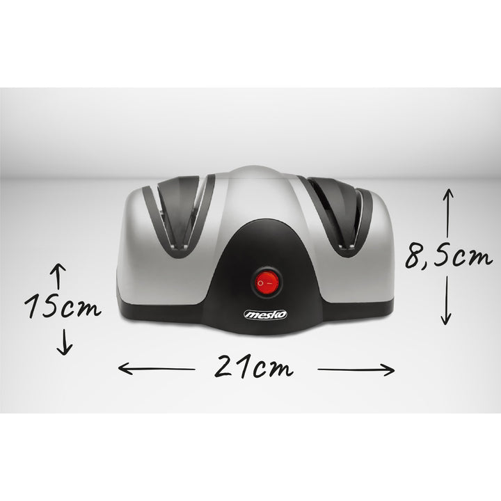 Mesko electric sharpener, 40 W power, non-slip suction cups, sharpens and polishes, MS 4516