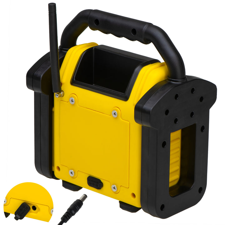 Baustellenradio Adler, Bluetooth 5.1, IPX 54, Leistung 10 W, AD 1911