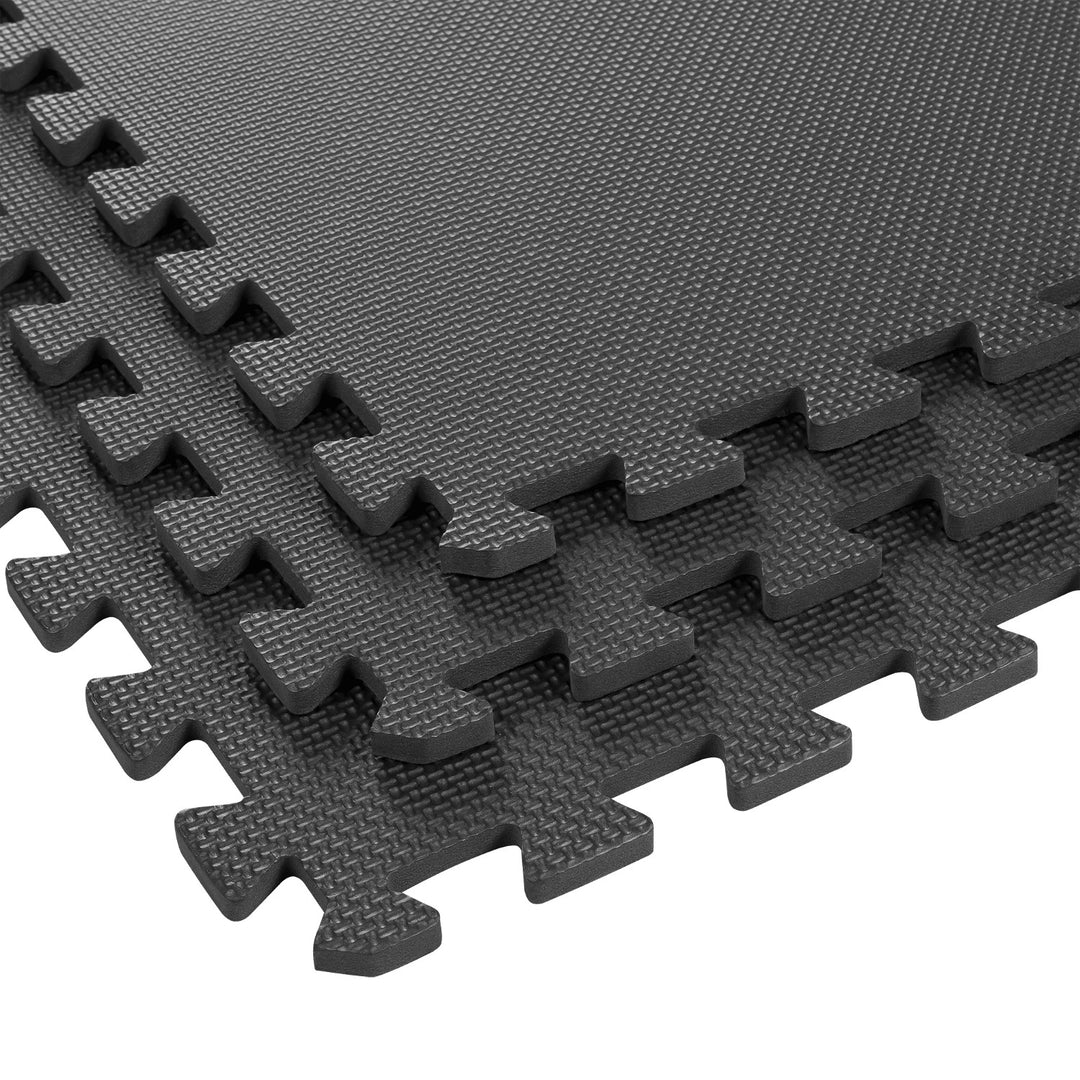 Gym mat for equipment and exercise, 180x120cm, EVA material, 6-piece puzzle, REBEL ACTIVE