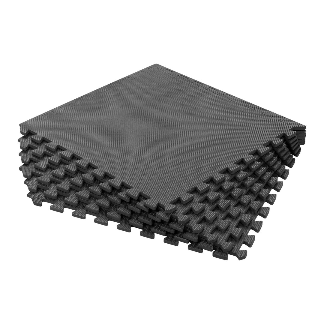 Gym mat for equipment and exercise, 180x120cm, EVA material, 6-piece puzzle, REBEL ACTIVE