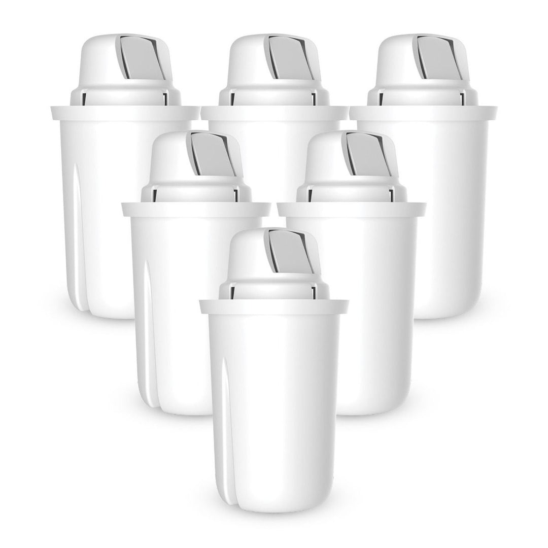 Juego de 6 filtros para la jarra filtrante Dafi, cartucho Classic, capacidad de hasta 150 litros de agua, reducen la dureza del agua, D.WF.DAFI.5+1.P
