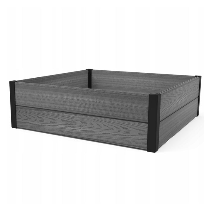 Keter Maple garden edging, plastic, gray, dimensions 106x106x32 cm, weather-resistant, 249298