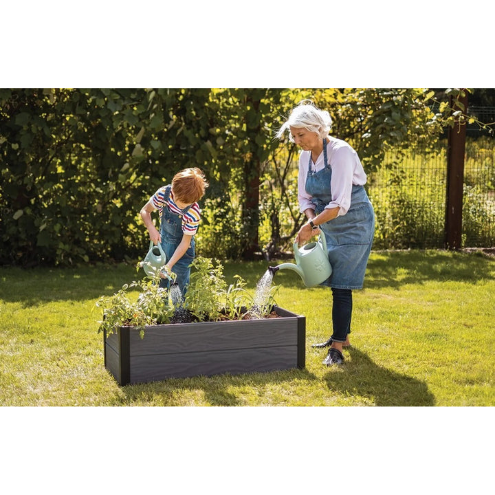 Keter Maple garden edging, plastic, gray, dimensions 106x50x32 cm, weather-resistant, 249296