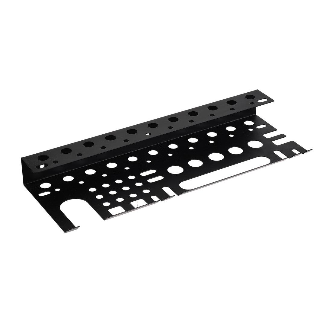Maclean Wall-Mounted Organizer / Tool Shelf, black, dimensions 40x14.5x4.6 cm, max. 30 kg, MC-141