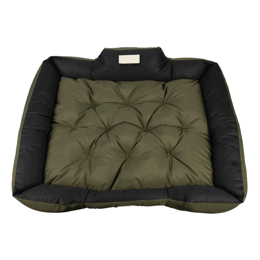 GreenBlue Pet Bed, green rectangular, external dimensions 115x95 cm, internal dimensions 100x80 cm GB240 GN