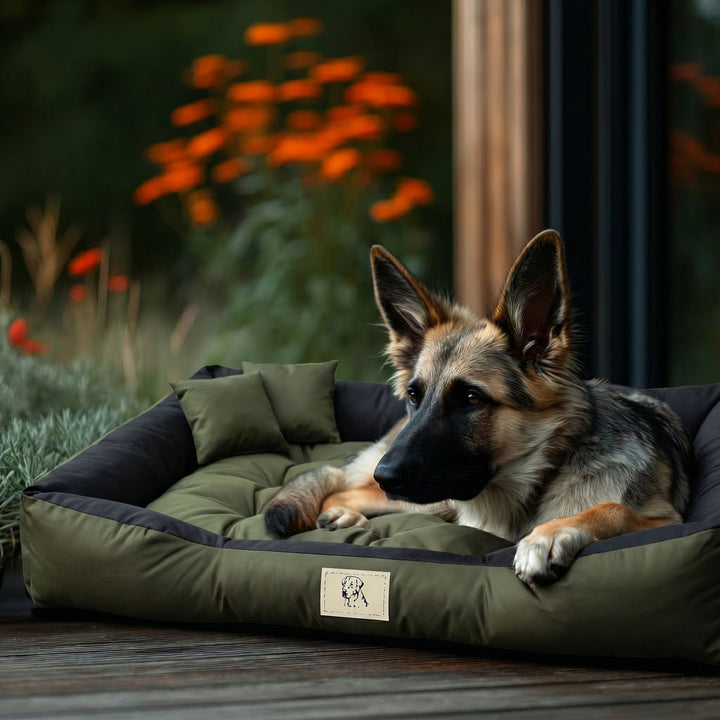 GreenBlue Pet Bed, green rectangular, external dimensions 115x95 cm, internal dimensions 100x80 cm GB240 GN