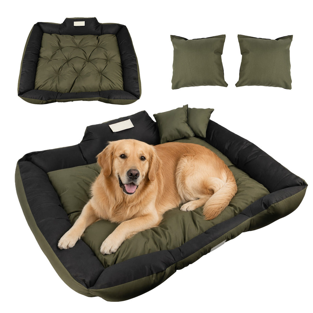 GreenBlue Pet Bed, green rectangular, external dimensions 115x95 cm, internal dimensions 100x80 cm GB240 GN