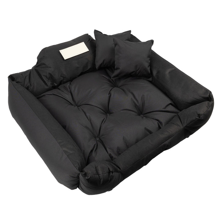 GreenBlue Pet Bed, black, rectangular, external dimensions: 75x65 cm, internal dimensions: 60x50 cm GB241 BL
