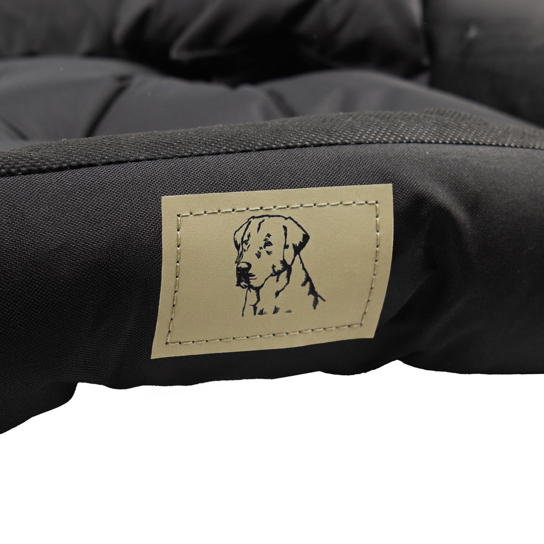 GreenBlue Pet Bed, black, rectangular, external dimensions: 75x65 cm, internal dimensions: 60x50 cm GB241 BL