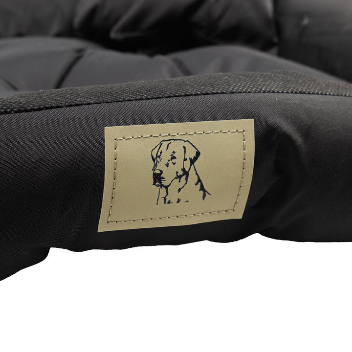 GreenBlue Pet Bed, black, rectangular, external dimensions: 75x65 cm, internal dimensions: 60x50 cm GB241 BL