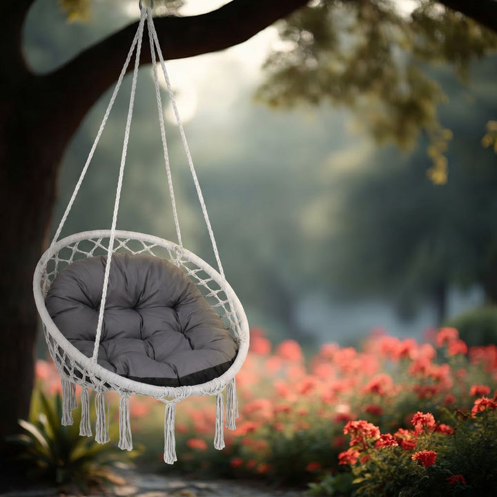 GreenBlue Cushion, Gray, Garden, Stork's Nest, 110 cm, GB243 GR