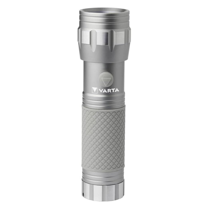 UV-LED-Taschenlampe 15638 aus Aluminium, UV-Wellenlänge 395–400 nm, Multi-LED-Technologie + Varta-Batterien im Lieferumfang enthalten