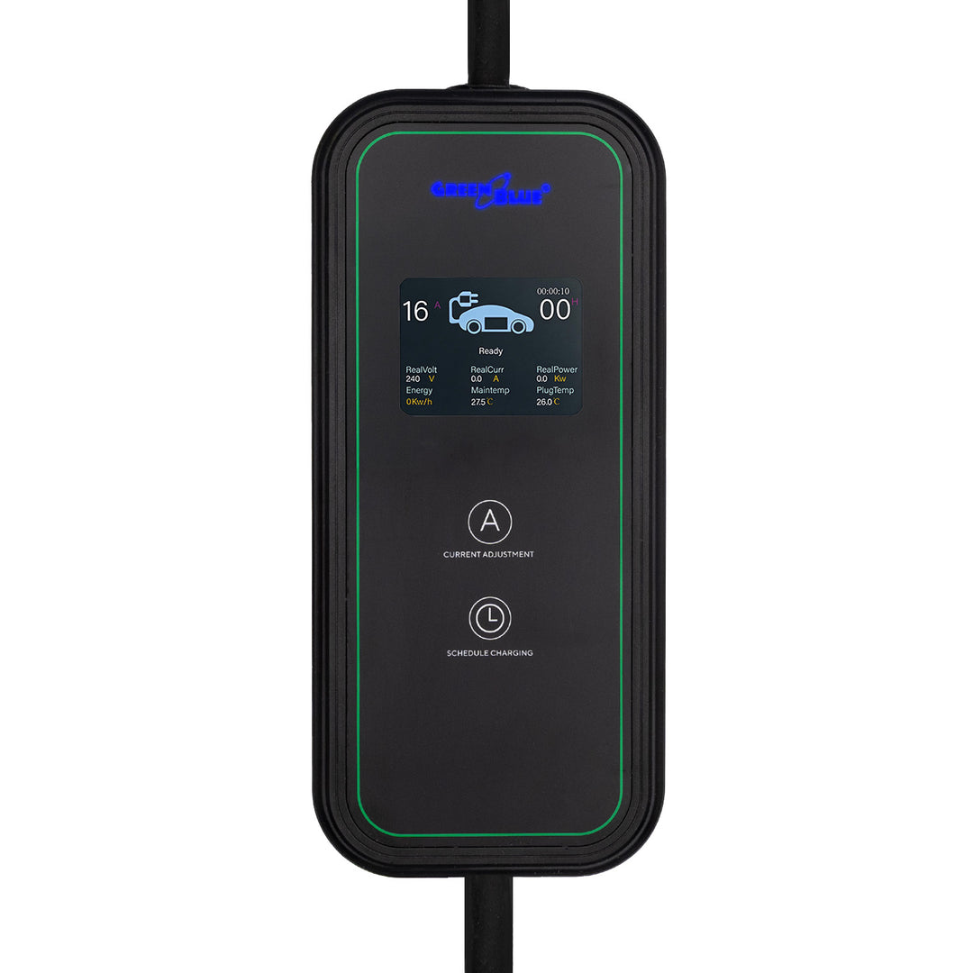 GreenBlue EV/PHEV Charger, portable, Type 2, cable length 6.8 m, IP65, 11 kW, 220–380 V AC 50/60 Hz, 16 A, 3-phase, GB1100