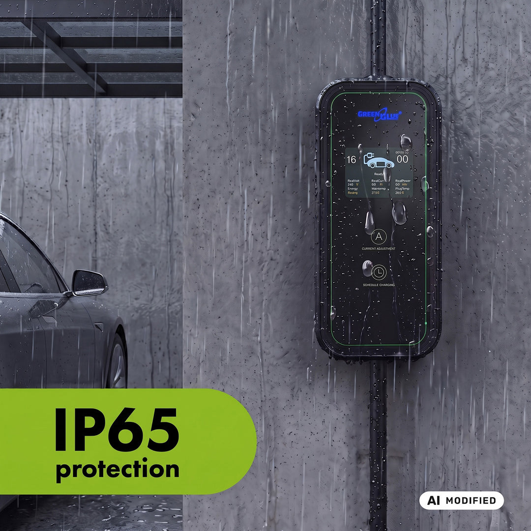 GreenBlue EV/PHEV Charger, portable, Type 2, cable length 6.8 m, IP65, 11 kW, 220–380 V AC 50/60 Hz, 16 A, 3-phase, GB1100