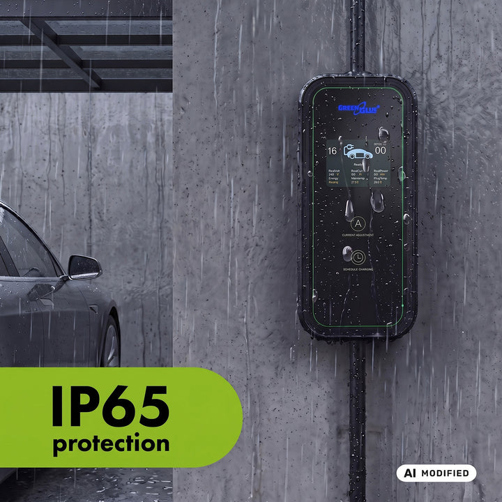 GreenBlue EV/PHEV Charger, portable, Type 2, cable length 6.8 m, IP65, 11 kW, 220–380 V AC 50/60 Hz, 16 A, 3-phase, GB1100